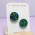 A Little Idea A Little Idea - Sparkle Studs in Green Mix