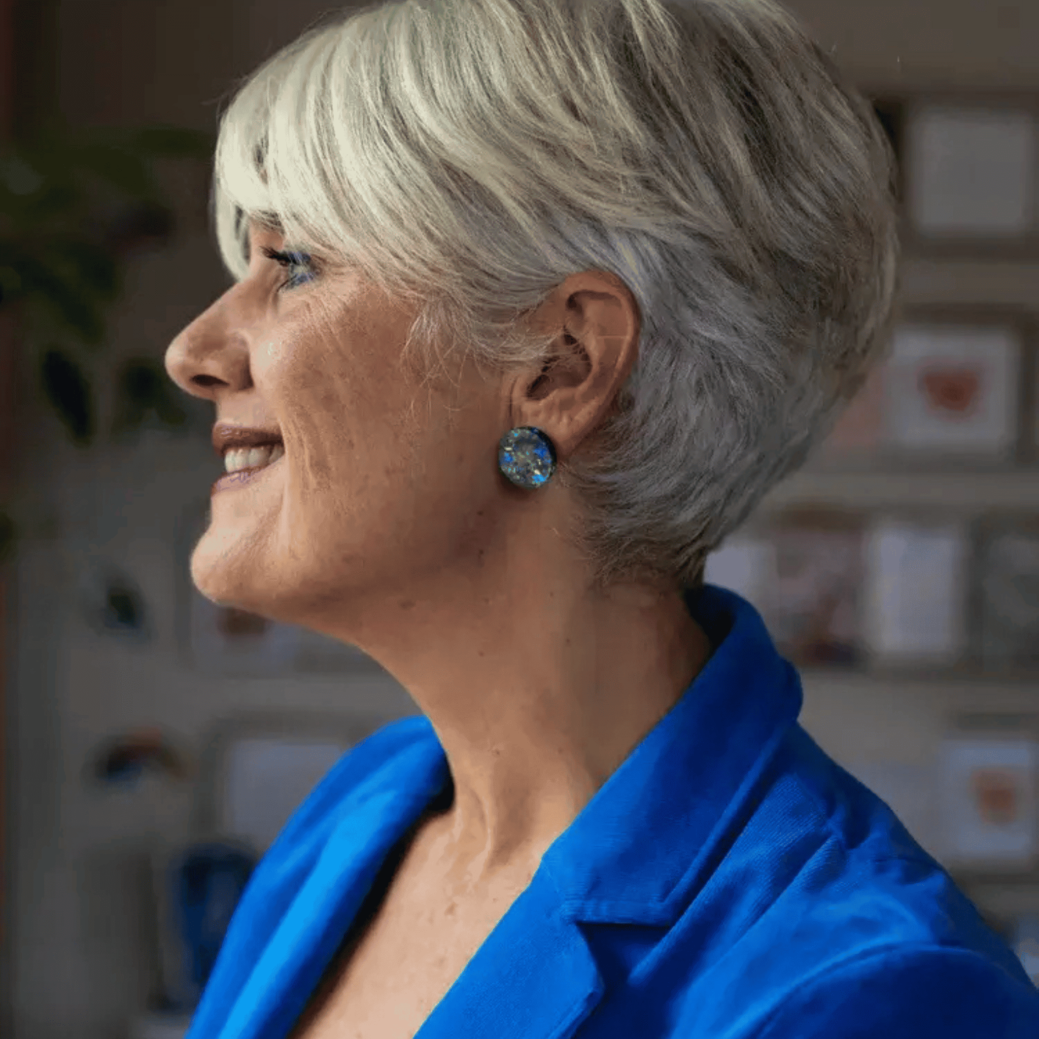 A Little Idea A Little Idea - Sparkle Studs in Green Mix