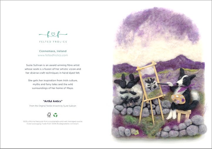 Connemara Sheep & Wool Centre Artful Antics - Greeting Card