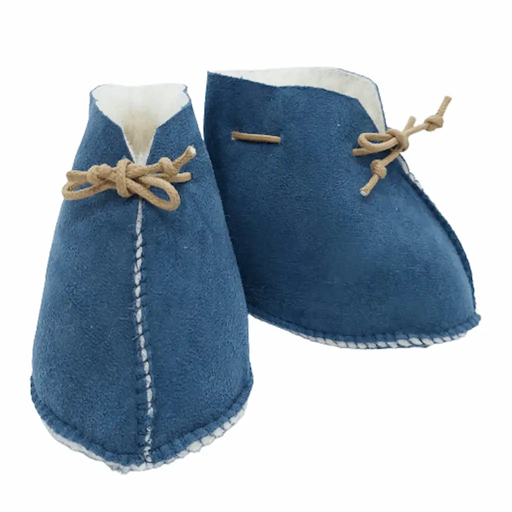 Yoko S 0 - 6mths Baby Slippers - Blue
