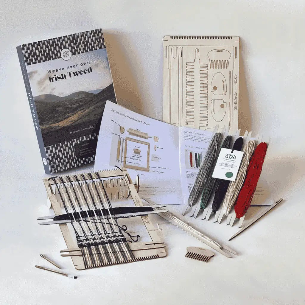 POP OUT Beginners Weaving Kit - Make Your Own Coasters