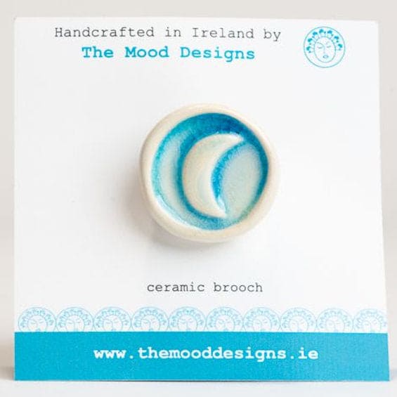 The Mood Designs -  Moon Brooch