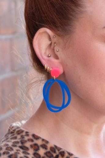 A Little Idea - CMAT Earrings, Blue
