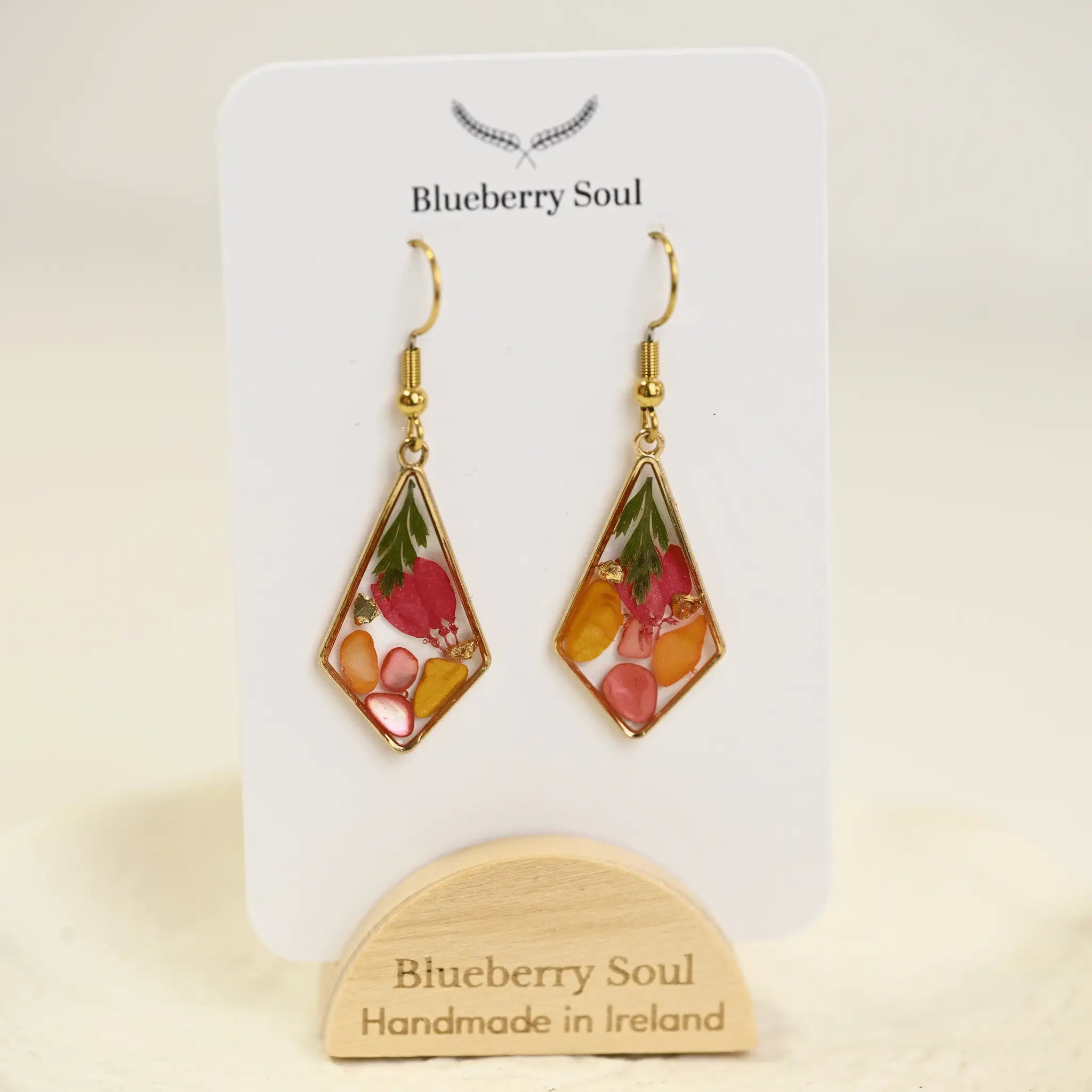 Blueberry Soul Blueberry Soul - Ember and Flame Diamond Earrings