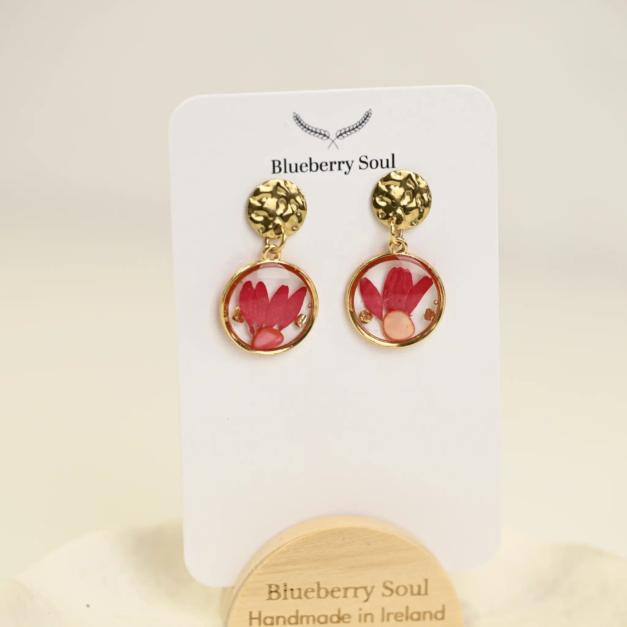 Blueberry Soul Blueberry Soul Ember and Flame Drop Earrings