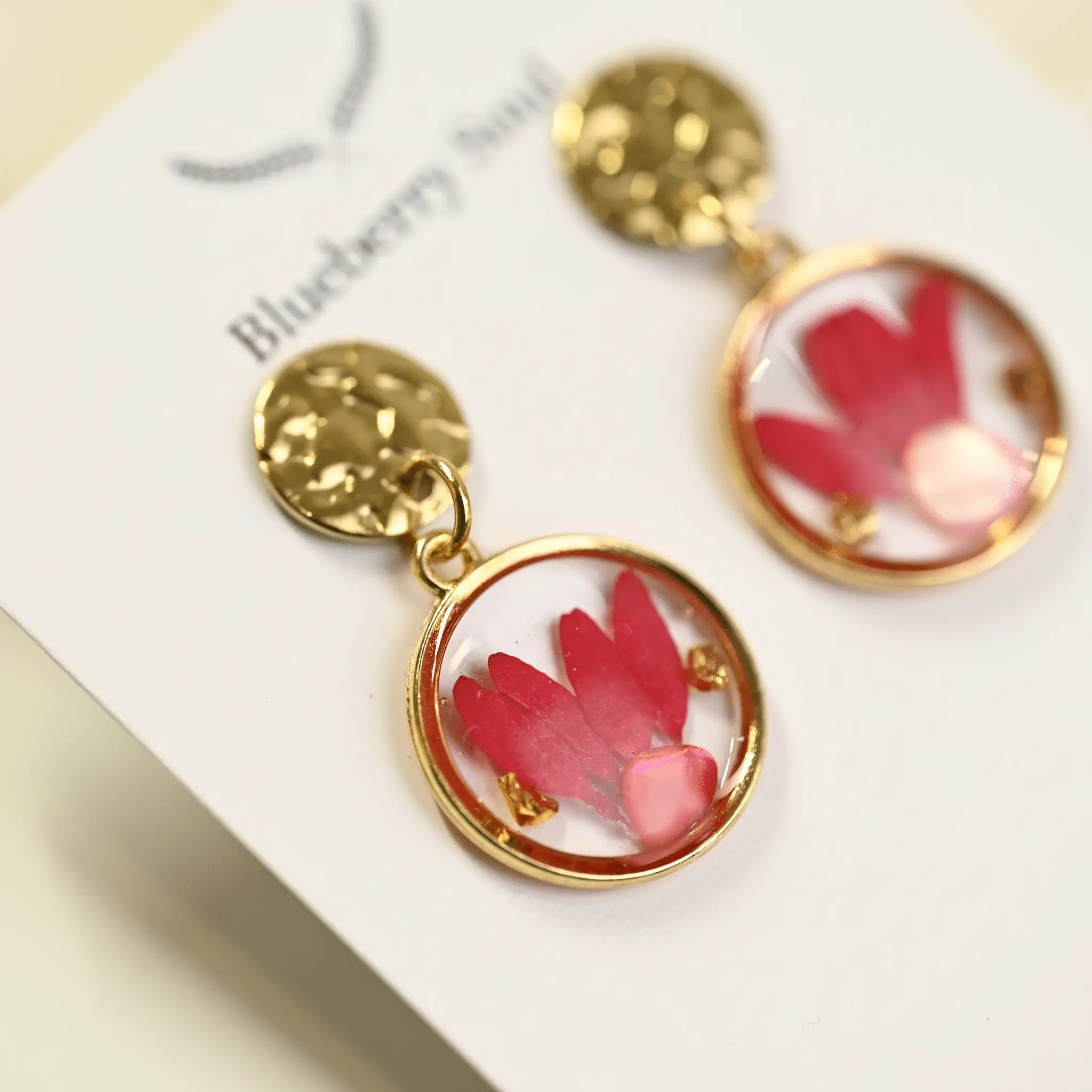 Blueberry Soul Blueberry Soul Ember and Flame Drop Earrings