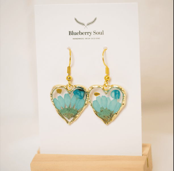 Blueberry Soul Blueberry Soul Medium Earrings - Heart