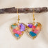 Blueberry Soul Blueberry Soul Medium Earrings - Heart  Multi