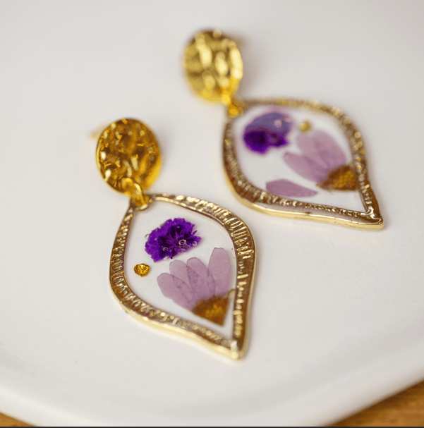 Blueberry Soul Blueberry Soul Medium Earrings - Purple