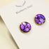 Blueberry Soul Blueberry Soul Studs - Amethyst Bloom