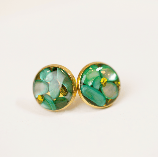 Blueberry Soul Blueberry Soul Studs - Green