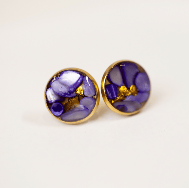 Blueberry Soul Blueberry Soul Studs - Purple