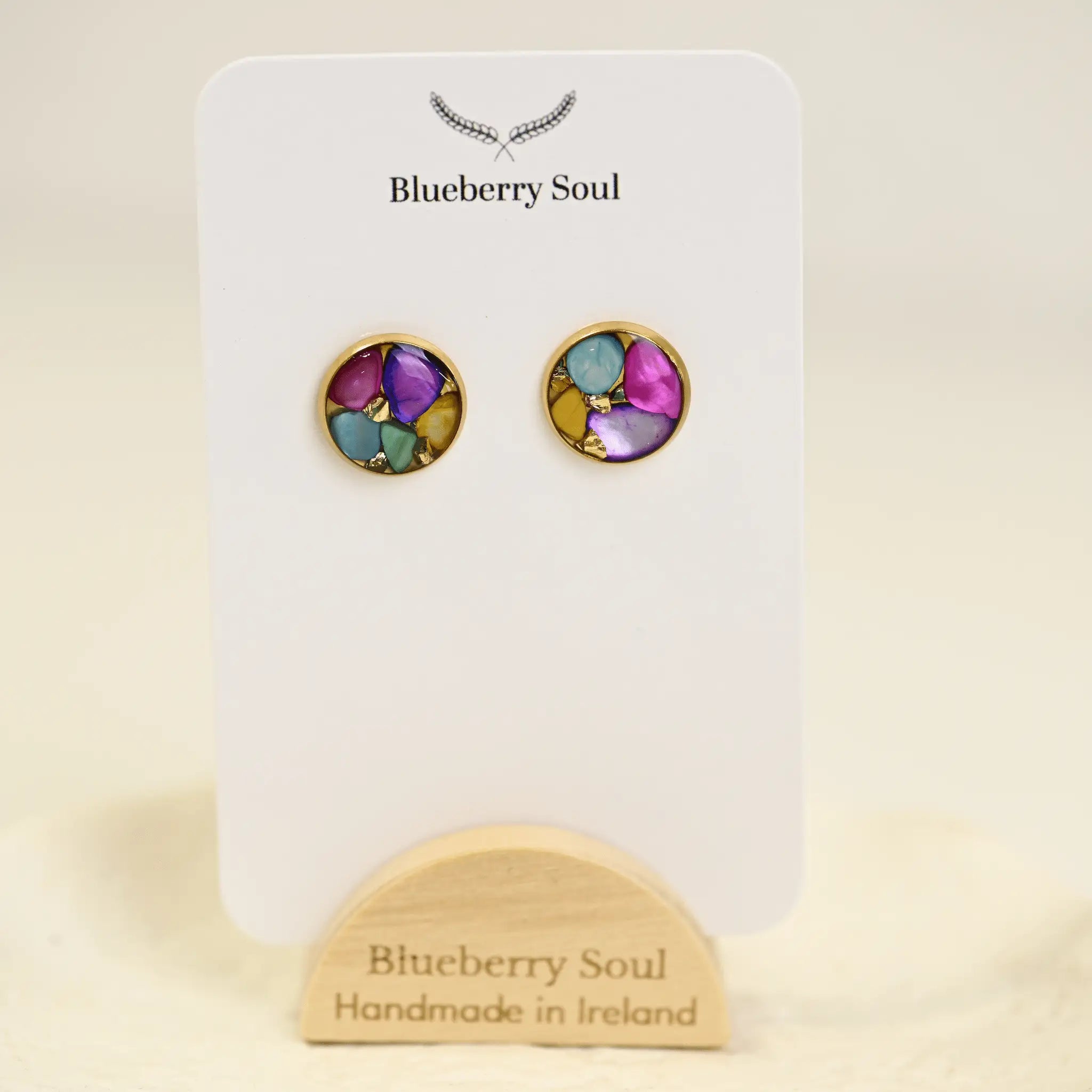Blueberry Soul Blueberry Soul Studs - Whimsical Meadow