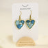 Blueberry Soul Blueberry Soul  - Tide and Fern Heart Earrings (Blue)