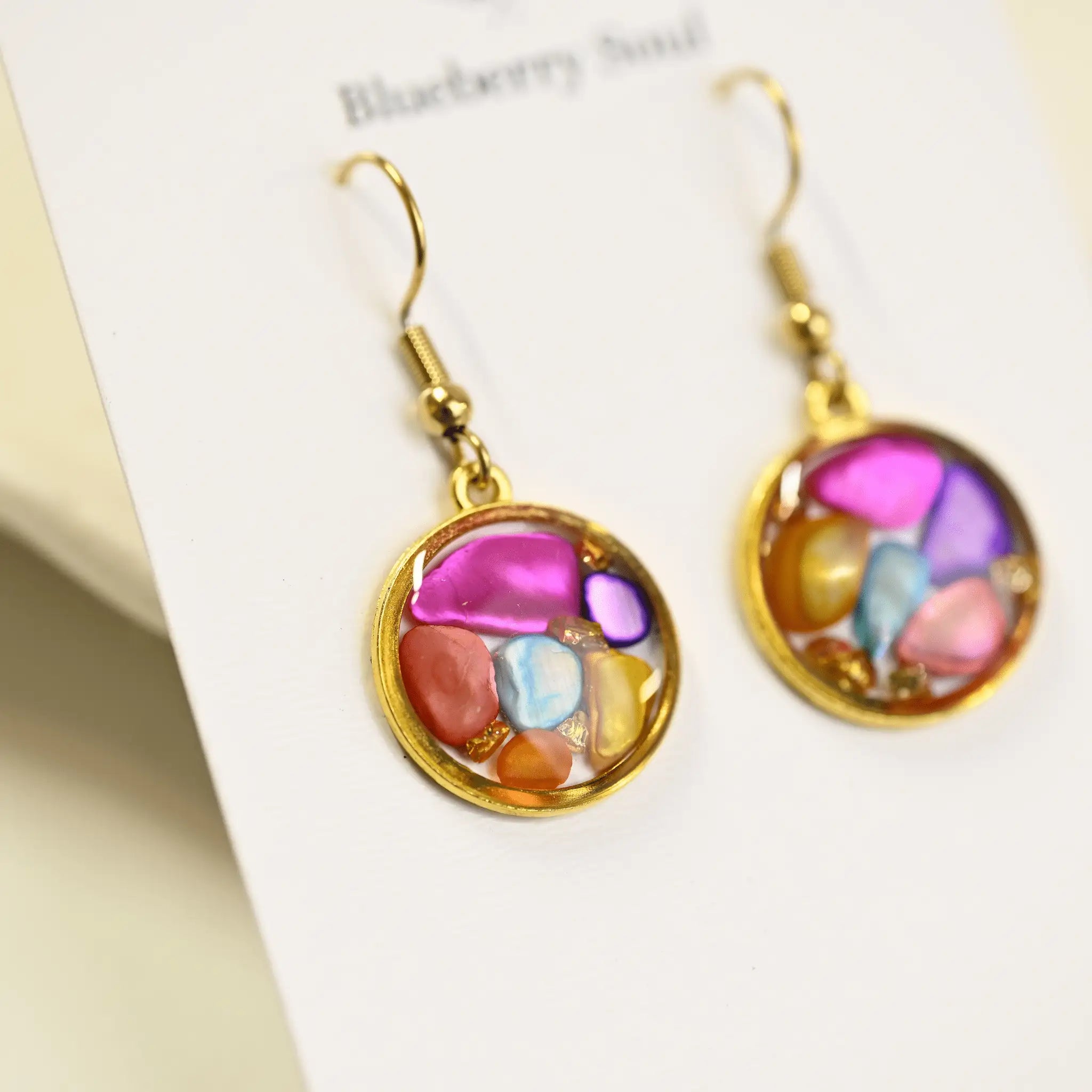 Blueberry Soul Blueberry Soul - Whimsical Meadow Earrings
