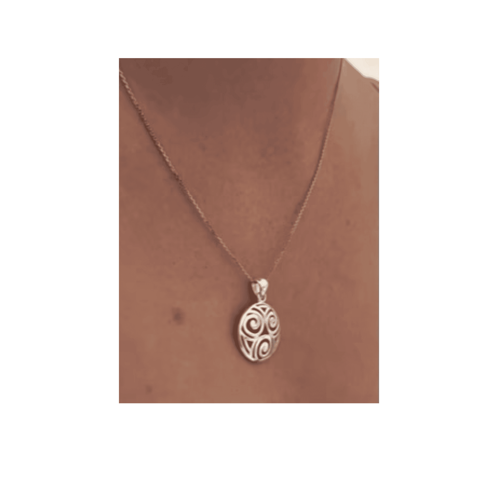 Woods Celtic Jewellery Celtic Triple Spiral Pendant - Sterling Silver