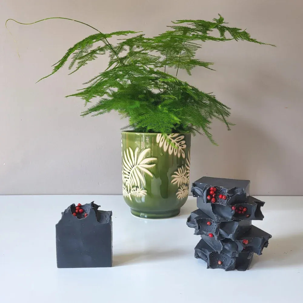 Connemara Sheep & Wool Centre Beyond The Ferns - Charcoal Soap
