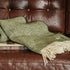 Connemara Sheep & Wool Centre Connemara Handloomed Merino Wool Blanket - Seaweed