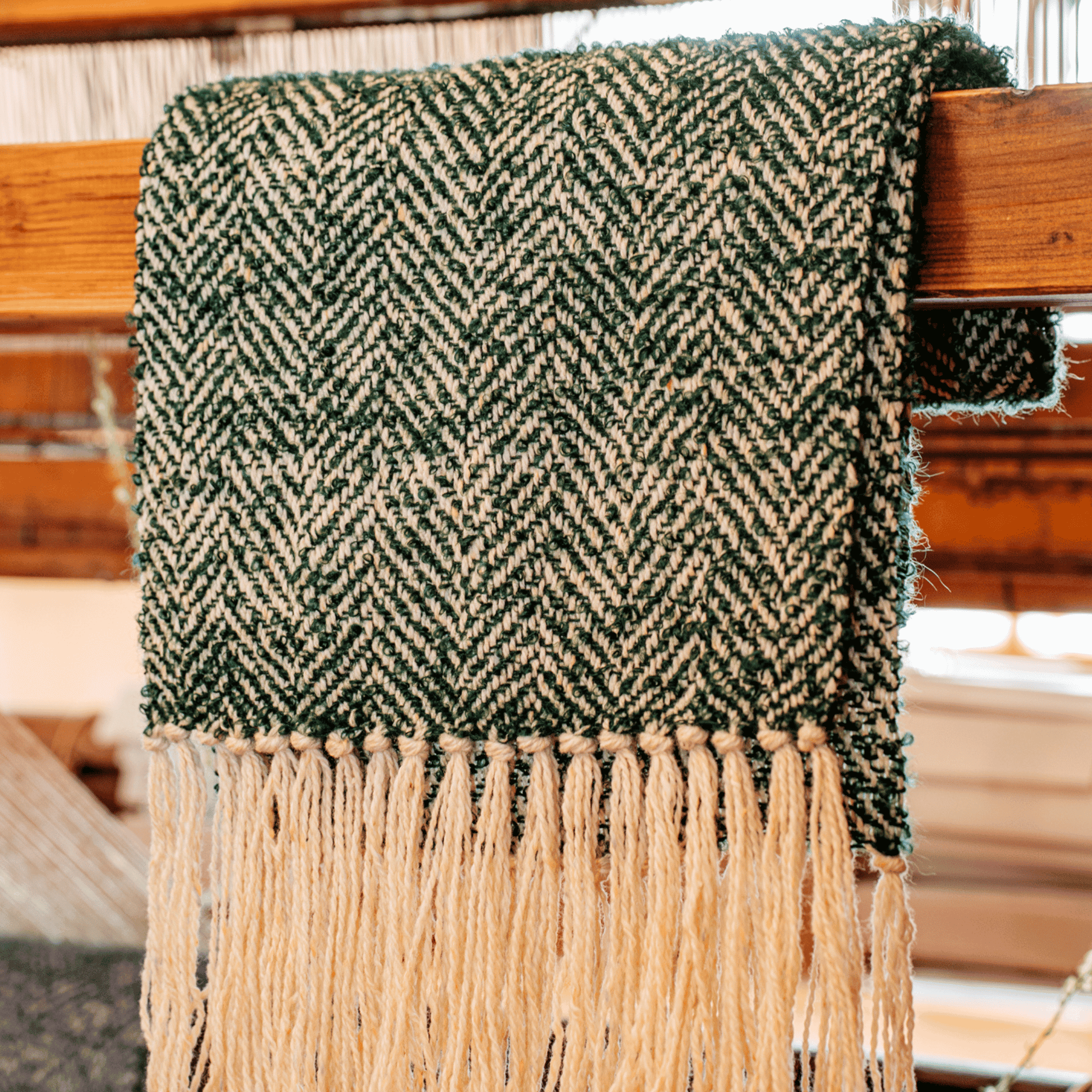 Connemara Sheep & Wool Centre Forest Connemara Handloomed Scarf