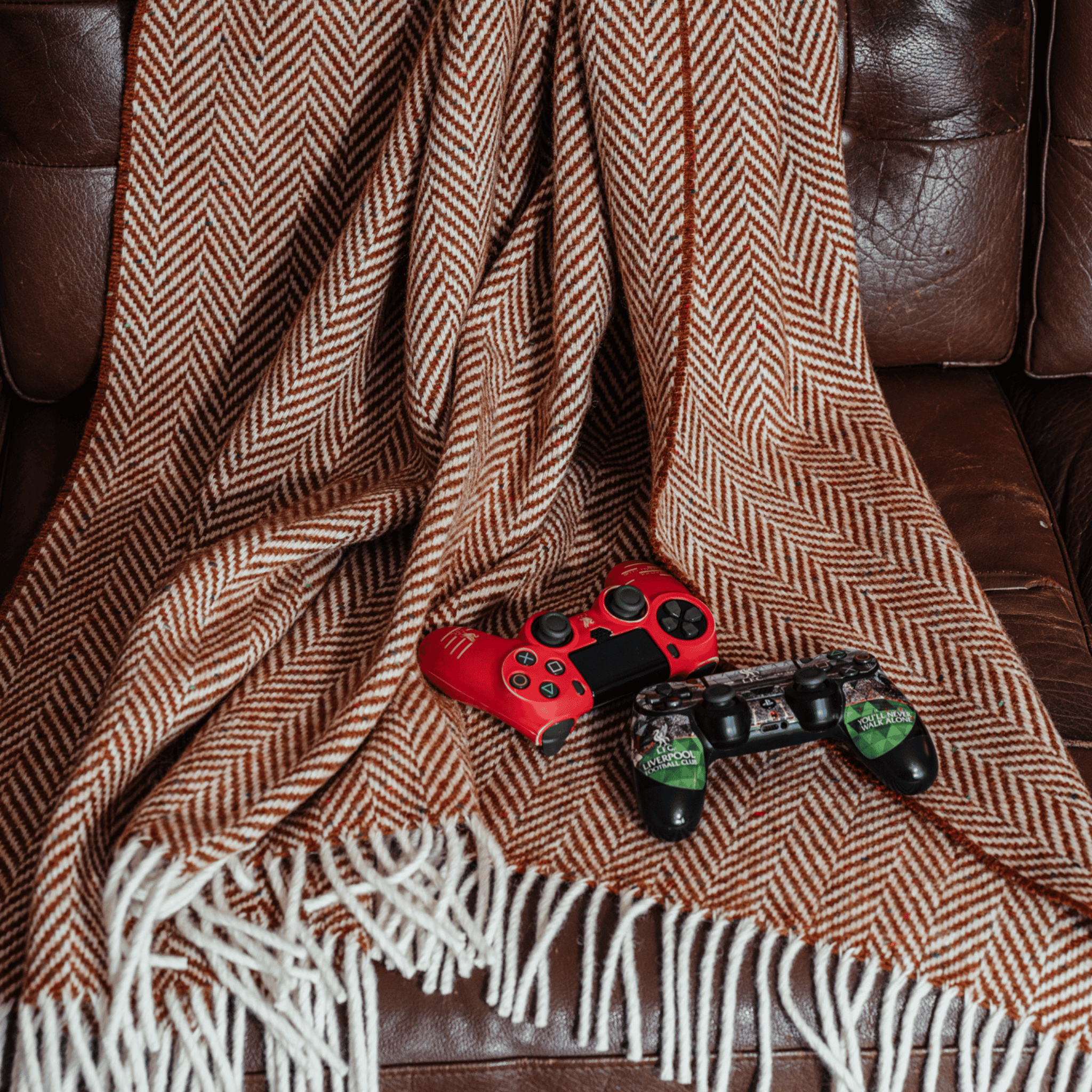 Connemara Sheep & Wool Centre Connemara Handloomed Wool Blanket - Autumn