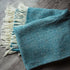 Connemara Sheep & Wool Centre Connemara Handloomed Wool Blanket - Teal