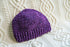 Connemara Sheep & Wool Centre Purple Connemara Ladies Crochet Beanie