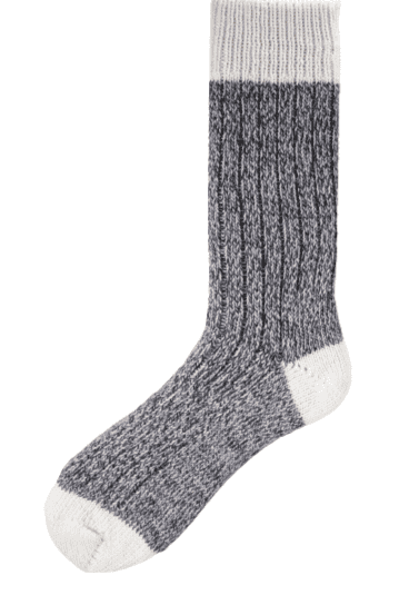 Connemara Socks Grey Connemara Socks - Irish Walking Socks Small
