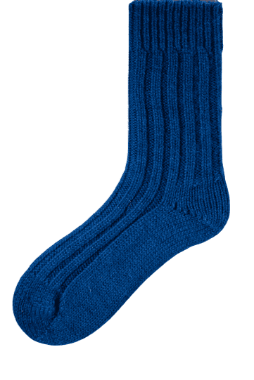 Connemara Socks Blue Connemara Socks - Tweeds Large