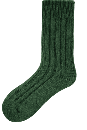 Connemara Socks Green Connemara Socks - Tweeds Large