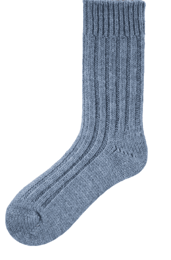 Connemara Socks Lighter Blue Connemara Socks - Tweeds Large