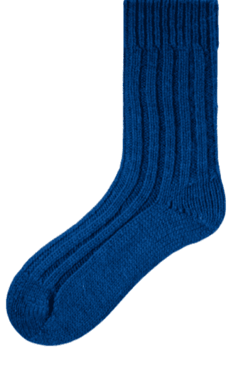 Connemara Socks Blue Connemara Socks - Tweeds Small
