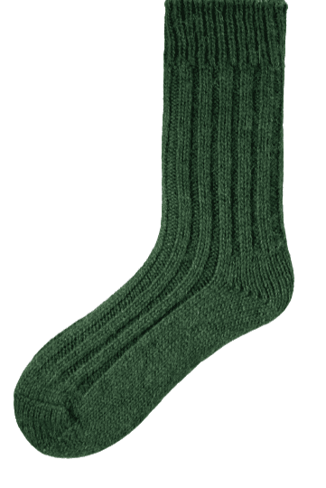 Connemara Socks Green Connemara Socks - Tweeds Small