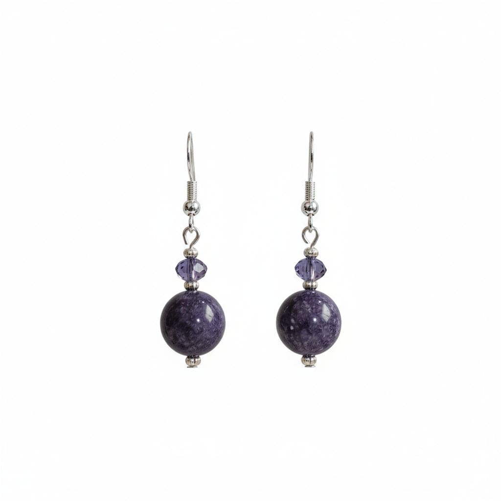 Aurora Design Earrings - Purple