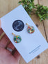 Dúil Dúil Dainty Dangle Earrings - Marble Colourburst