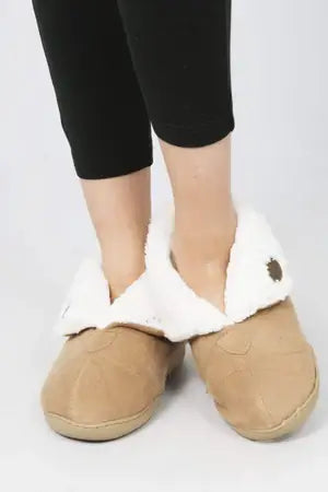 Aran Woolen Mills Slippers S Faux Suede Slipper Boot