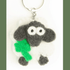 Erin Knitwear Felt Sheep Keyring