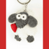 Erin Knitwear Felt Sheep Keyring