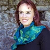 Jayne Gillian Designs Felted Valenica Collar  - Teal