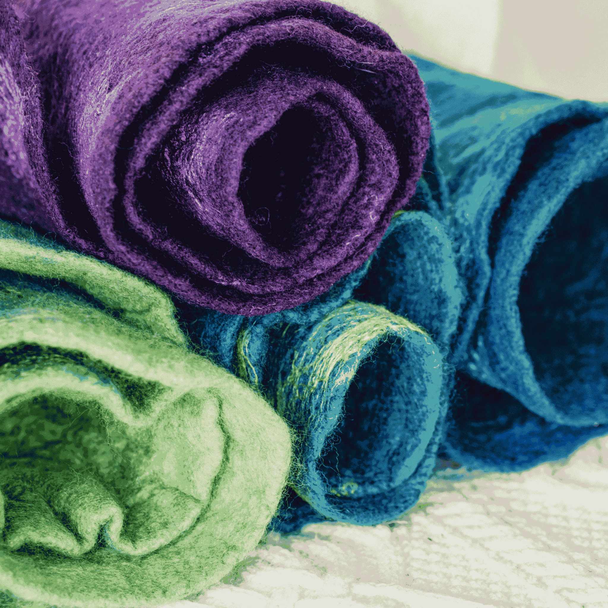 Jayne Gillian Designs Felted Valenica Neck wrap - Red Marl