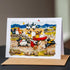 Felted Frolics Five Mile Chase - Greeting Card