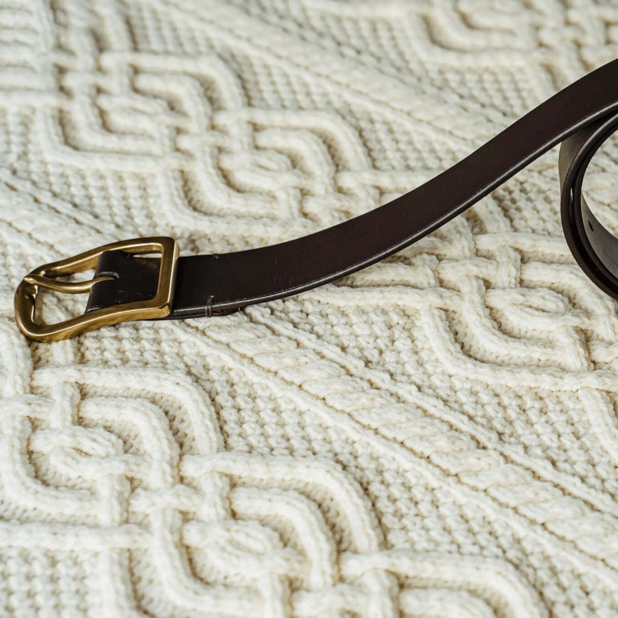 Tinnakeenly Leathers Gents Belt - Tinnakeenly Leathers - Dark Brown