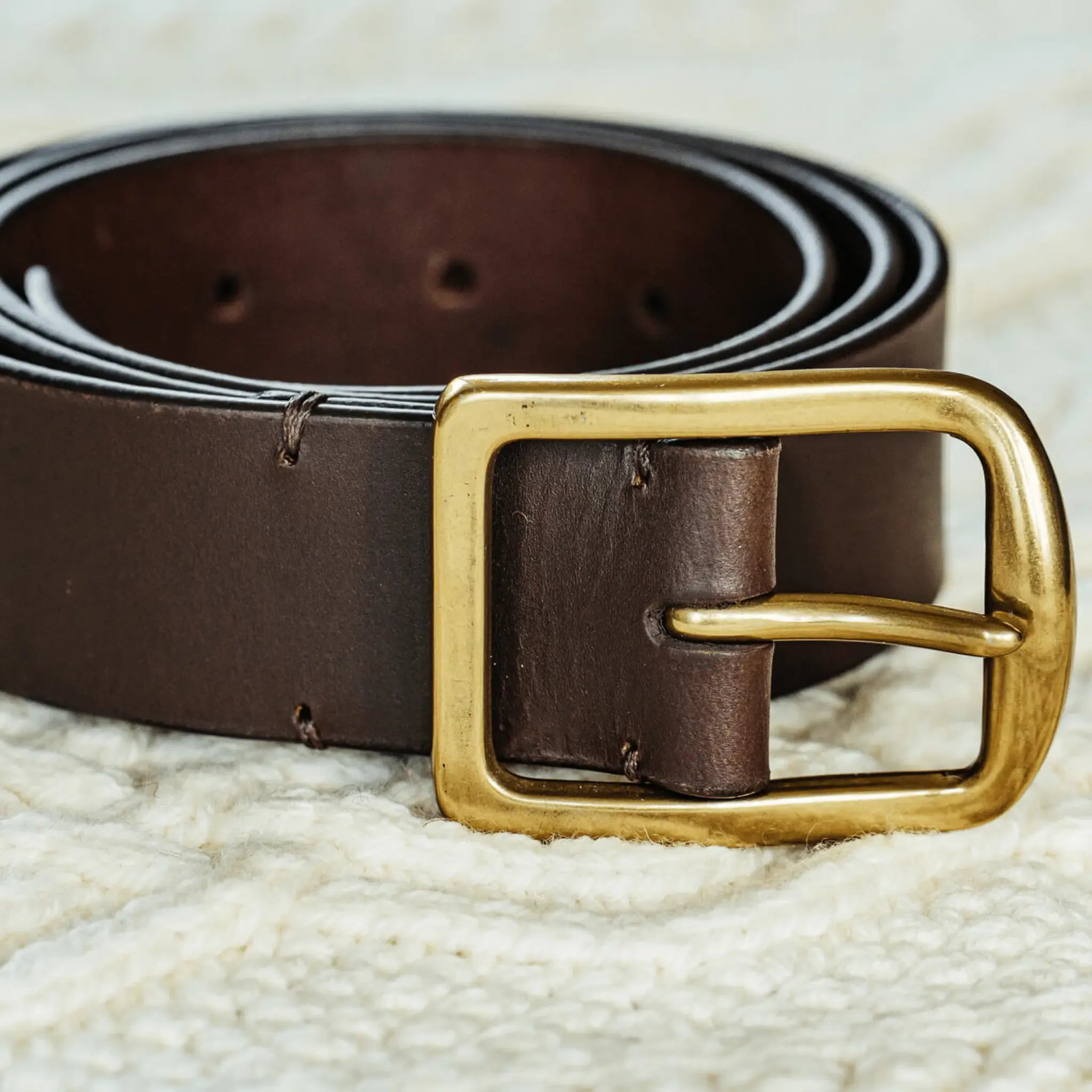 Tinnakeenly Leathers Gents Belt - Tinnakeenly Leathers - Dark Brown