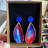 GG Designs GG Designs - Mussel Shells Earrings Blue Blaze