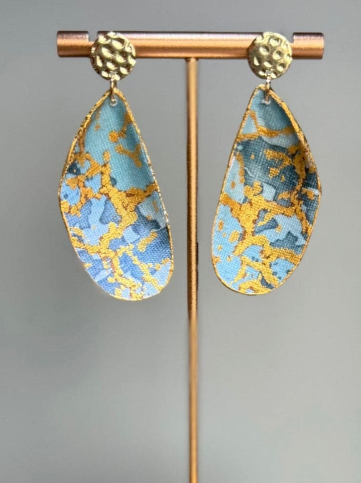 GG Designs GG Designs - Mussel Shells Earrings Marble