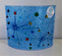 King forge Glass Glass Fireworks Candle Sconce - Blue