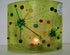 King forge Glass Glass Fireworks Candle Sconce - Green