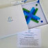 King forge Glass Glass St. Bridget's Cross - Blue and Green