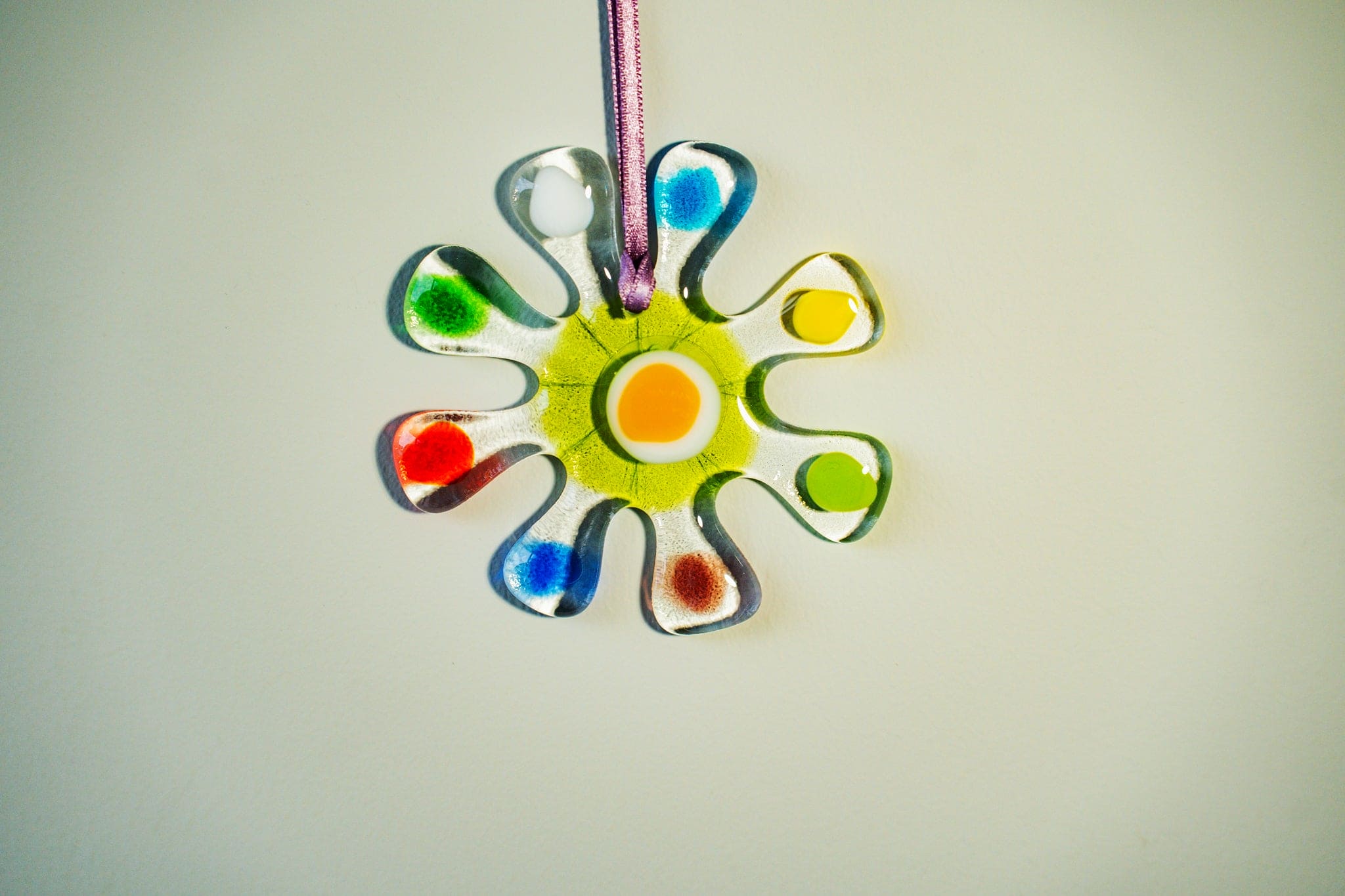 King forge Glass Glass Suncatcher - Flower