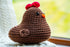 Connemara Sheep & Wool Centre Hand crocheted Chicken - Dark Brown