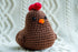 Connemara Sheep & Wool Centre Hand crocheted Chicken - Dark Brown